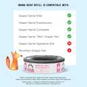 Amazon Brand - Mama Bear Blossoms Scented Diaper Pail Refills for Diaper Genie Pails with Odor Elimination, (1 Packs of 270 Count)