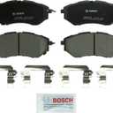 BOSCH BP1078 QuietCast Premium Semi-Metallic Disc Brake Pad Set - Compatible with Select Subaru Forester, Legacy, Outback, B9 Tribeca, Tribeca, WRX; FRONT