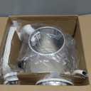 PantryPro Gooseneck Electric Kettle with Temperature Control, 34oz/1.0L Rapid Boil, Stainless Steel Interior, Auto Shut-Off, 1500W, Boil-Dry Protection, LED Indicator - White