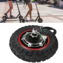 Bnineteenteam Electric Scooter Hub Motor, 10 Inch 48V 800W Pneumatic Tires Aluminum Alloy Hub Motor for Electric Scooter Enthusiasts