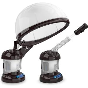 Hair Steamer Kingsteam 2 in 1 Ozone Facial Steamer, Design for Personal Care Use at Home or Salon Barber (Coffee)