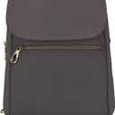 Travelon Anti-Theft Signature Slim Backpack (One Size, Smoke)