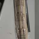 HOMSHADE 9FT Half Patio Umbrella with Solar LED Lights for Outdoor, Waterproof Half Umbrella for Small Spaces, Balcony, Deck(Beige)