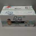 Pampers Pure Baby Diapers, Size 1 (8-14 lbs), 82, Up to 100% Leakproof, Premium Hypoallergenic Soft Diapers