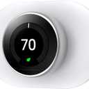Wall Plate for Google Nest Thermostat 1st/2nd/3rd, Nest Thermostat Trim Kit for Walls to Cover Defects (Not Compatible with 2020 Nest Thermostat)