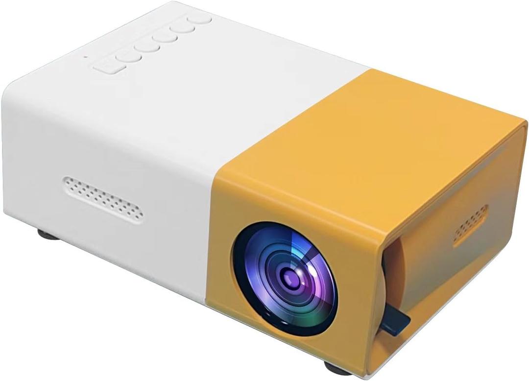 Portable mini projectors LED micro projector 1080P home party meeting theater projector Screen Mirroring Connect phones, Newest upgraded version