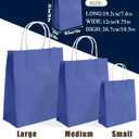 qiqee 30PCS Medium Gift Bag with Handles Bulk 11"x5"x8" Gift Bags Purple Blue Bags Multiple Uses (Medium Size)