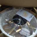 20" Boho Fandelier Ceiling Fan with Light Flush Mount, Low Profile Ceiling Fans with Lights and Remote Control, Enclosed Caged Ceiling Fan for Bedroom,Living Room,Kitchen,Foyer (6 Speeds,Timing)