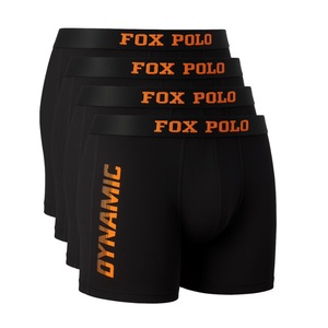 Mens Boxer Briefs 4-Pack Gift Set Cotton Stretch Underwear Comfortable Everyday Fit Soft and Breathable (Large, Blac)