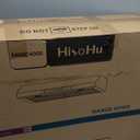 HisoHu 30 Inch Under Ducted Cabinet Range Hood with 1200 CFM, 4 Speed Gesture Sensing Kitchen Exhaust Hood & Touch Control Panel, Stainless Steel Stove Vent Hood with 2 LED Lights