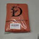 DONREN Short Curtains Burnt Orange Half Window Curtains Privacy Curtain Tiers for Windows, Energy Saving Drapes for Bathroom Shades, Wide 34 x Long 38 inches per Panel,Set of 2