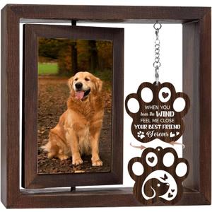 Dog Memorial Picture Frame - Dog Memorial Gifts for Loss of Dogs, Loss of Pet Sympathy Gift Remembrance Bereavement Passing Away Gifts in Memory of Dogs Photo Frame, 4x6