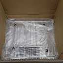 GSlife Expandable in Sink Dish Drying Rack - Stainless Steel Capacity Adjustable Over The Sink Dish Rack, Dish Drainer for Kitchen Sink Counter with Utensil Holder, 13.4"-20.5" L x 12.8" W, Silver