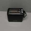 Elite Gourmet ECT1027B Cool Touch Toaster with 6 Temperature Settings & Extra Wide 1.25" Slots for Bagels, Waffles, Specialty Breads, Puff Pastry, Snacks, ETL Certified, 2 Slices, Black