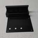 Quick Dry Electric Toothbrush Holder 4 Slots Metal Bathroom Counter Organizer for Toothpaste Razor Mouthwash, Black