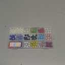 200PCS FIVEIZERO Rhinestone Beads for Jewelry Making, 15 Colors Round Sparkle Crystal Clay Bead Bulk Sparkly Baseball Necklace Beads for Bracelets and DIY Crafts (Mixed)