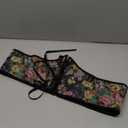 American Trends Corset Belt for Women Renaissance Corset Lace Up Zipper Floral Medieval Ren Faire Accessories (Small)