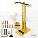 TWO STONES Paddle Board Rack Storage, Vertical Surfboard Stand, Surfboard Rack for Wall-Free to Display Indoor and Outdoor Hold Up to 80cm Width