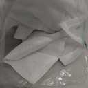 MRTREES White Sheer Tier Curtains - 40 Inch Long, 2 Panel Set for Small Half Windows - Light Filtering, Rod Pocket Voile Cafe Curtains for Kitchen, Bathroom & Dining Room