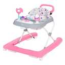 Smart Steps Trend Plus 2-in-1 Activity Walker with Deluxe Removable Toys, Walk-Behind Bar, Adjustable Height and Flat Fold Frame for Storage, Ages 6 Months +, Orbits Pink