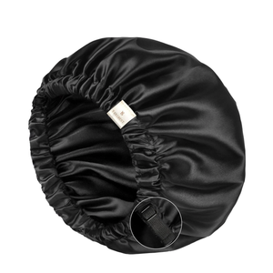 YANIBEST Silk Bonnet Satin Bonnet for Sleeping Women and Men, Adjustable Double Layer Hair Bonnet for Curly Braids Hair, Large