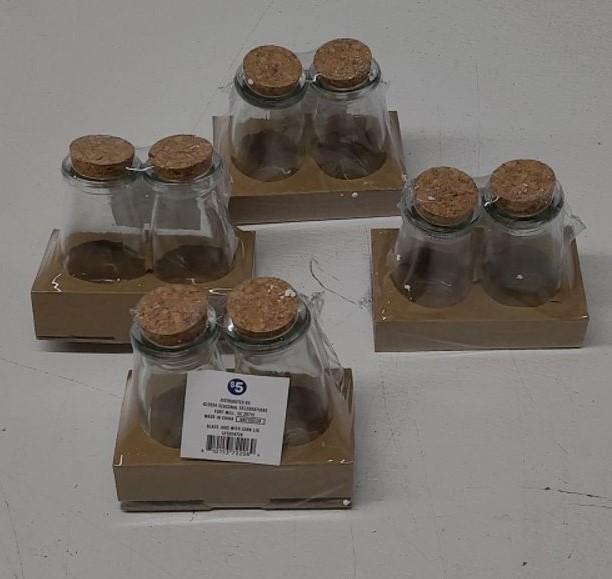 Glass Jars 4 Pack