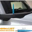 2 x Car Truck Bullet Antenna,Replacement Car Aluminum Antenna Compatible with Ford Bronco 2021 2022 & Dodge Ram 1500 1997-2023for Ram 1500 Accessories (Blue)