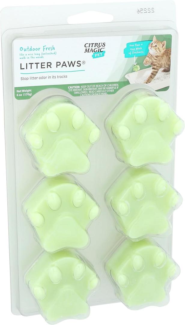 Citrus Magic 6 PET ODOR CONTROL PODS OUTDOOR FRESH 1 POD