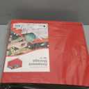 Christmas Ornament Storage Container with Dividers - Box Stores Up to 96 Ornaments, Zippered, Convenient, Adjustable, Large Organizer Bin to Protect Holiday Dcor, Fits Most Standard Size, Red