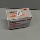1mL Syringe 31G 1/2 Inch, Individually Wrapped, Pack of 100