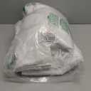 2 Pillow cases: 30" x 20"; white bag: 14" x 14"; White sheet: 106" x 80"; Fitted sheet: 55" x 80"