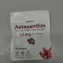 Astaxanthin 12mg, 120 Softgels, Premium Astaxanthin Antioxidant Supplements with Antioxidant Activity, Supports Eye, Skin, Joint & Immune System Health, Fresh Microalgae Source, Non-GMO & No Gluten, BBD 02/08/2028