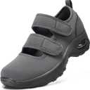 STQ Womens Walking Shoes Non Slip Orthopedic Shoes Adjustable Diabetic Shoes Comfort Mary Jane Shoe