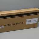 OLANLY Outdoor Rug 5x8 ft Waterproof, Reversible Outdoor Plastic Straw Rug, RV Mat, Indoor Outdoor Carpet Clearance for Patio, Camping, Balcony, Deck, Backyard, Black & Beige