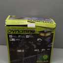 Dynaming 6 Pack Solar Post Cap Lights Outdoor, Fence Post Solar Lights Fit for 4x4 5x5 6x6 Vinyl/Wooden Posts, High Brightness Warm White SMD LED Lighting Decor for Garden Deck Patio (Black)