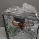 Outdoor Ceiling Light with Motion Sensor Flush Mount Squares Porch Light, 2-Light Dusk to Dawn Ceiling Lights Fixture with Clear Glass for Entryway Farmhouse Garage Front and Back Yards, Black