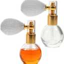 Travel Spray Bottle 2pcs Spray Perfume Bottle Vintage Refillable Empty Bottle Fine Water Mister for Beauty Highlighter Shimmer Cosmetic Random Color Travel Perfume