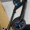 AERO MOBILITY Kick Scooter for Kids 6+, Teens & Adults | Light Up Wheels, Hand Brake, Rubber Deck Mat & Shock Absorption | Foldable & Height Adjustable