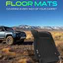 YHTAUTO Floor Mats Fit Audi 2018-2025 A5, RS5 (S5 for 4 Door, Not S5 Cabriolet 2 Door), TPE All Weather Car Mats Waterproof Anti-Slip Odorless Floor Liner, 1st & 2nd Row, Set of 5