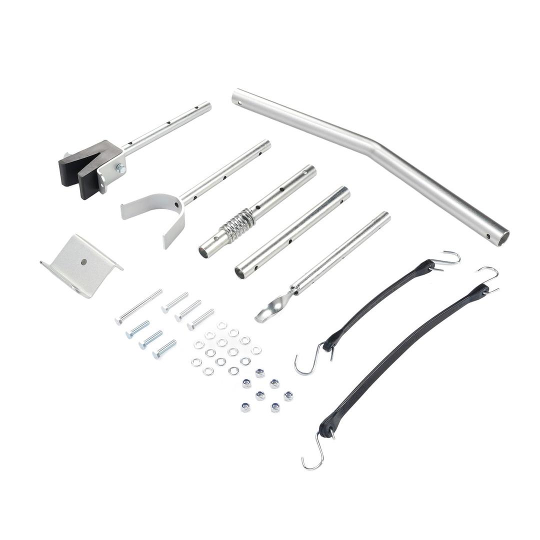 Adjustable Outboard Motor Transom Saver Boat Transom Support 28-59in Heavy Duty Universal Fit for Up to 150 Outboard Engines with Spring Design