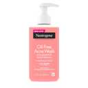 Neutrogena Oil-Free Acne Wash Pink Grapefruit Facial Cleanser - with Salicylic Acid for Clear Skin, Daily Face Wash for Oily & Acne-Prone Skin, Deep Cleansing Treatment, 9.1 fl. oz. Bottle