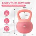 ALTLER Soft Kettlebell 25LBS Safe Strength Training Kettlebell Anti-Slip Grip Weight for Home Workouts and Men/Women/Beginners