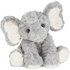 Bearington Dinky Plush Elephant Stuffed Animal - 11" Soft Baby Elephant Plushies with Floppy Ears and Cuddly Body - Adorable Stuffed Elephants Toy Gift for Infants, Toddlers, and Nursery Decor