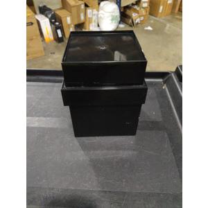 Small Square Plant Pot Black Plastic Plant Pots Black Indoor Plastic Flower Pots with Lid