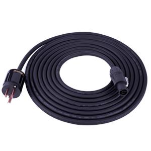 IP65 Profeesional Hand-Built 14 AWG Male NEMA5-15P to SAC3FX PowerCON True Cable5 Feet