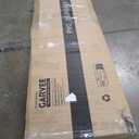 Garvee 70" Black TV Stand for Living Room  Modern Wooden TV Console Table with Storage Cabinet, Fits TVs up to 75", Compatible with 36" Electric Fireplace (Fireplace Not Included)