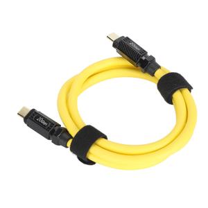 Type C 140W Fast Charging Data Cable with Blue Indicator, 20Gbps High Speed HD 8K 60Hz Type C to Cable, for Docking StationAndroid Devices (Male to Male, 1m/3.3ft Straight Cable)