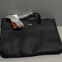 LOVEVOOK Laptop Tote Bag for Women 15.6 Inch Waterproof Leather Computer Bags Business Office Work Briefcase, Black