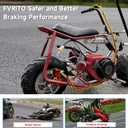 FVRITO Upgraded Mini Bike Hydraulic Disc Brake Kit for Baja DB30 Doodle Bug Blitz Dirt Bug Racer 97cc 79cc Predator 2.8hp Engine with 180mm Brake Disc Rotor Master Cylinder Caliper Pads Assembly Parts