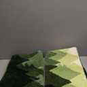 DEXI Bathroom Rugs Non Slip, 20x32 Washable Microfiber Bath Mat Quick Dry, Absorbent Ultra Soft Forest Trees Bathmat for Shower Floor Tub Sink, Green (1'8" x 2'8" (Rectangular))